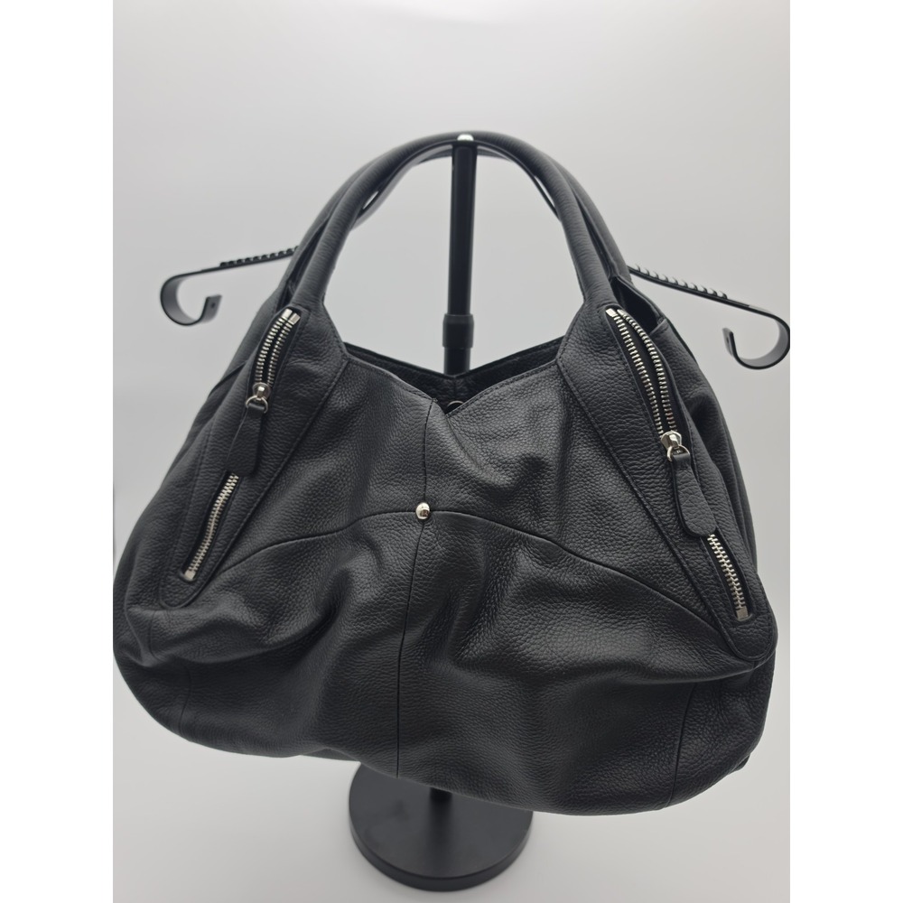 vintage Women's Charles Jordan Black Leather Purse